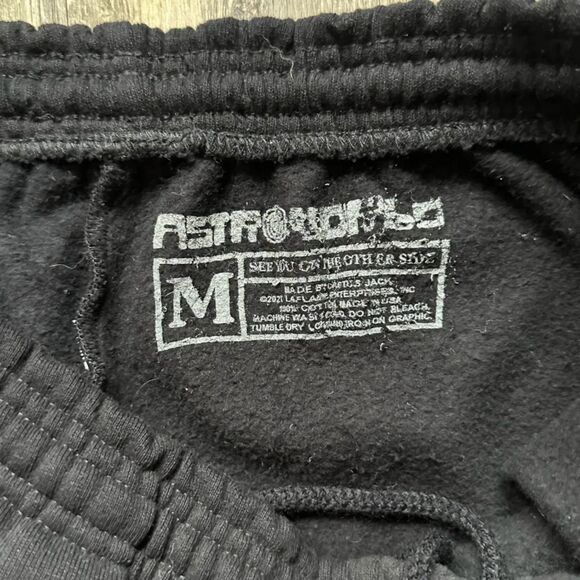 Travis Scott Astroworld Festival Utopia Concert Sweatpants Merch Size Medium - Picture 5 of 6